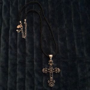Lia Sophia Cross Necklace